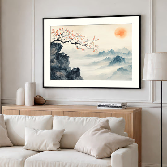 Misty Mountain Landscape