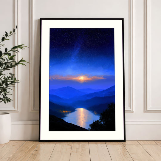 Starry Night Wall Art Print
