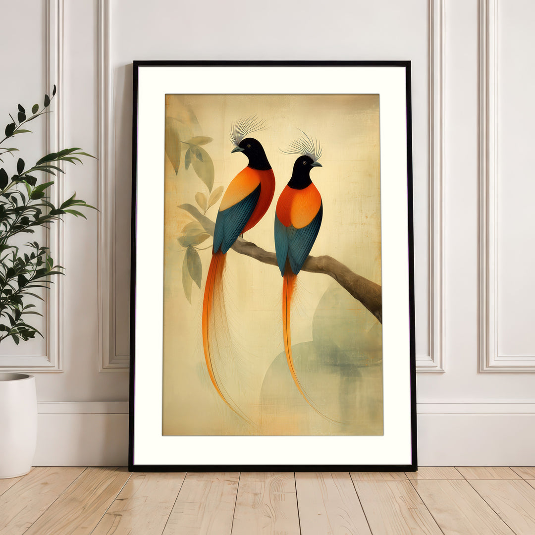 Tropical Birds Wall Art Print