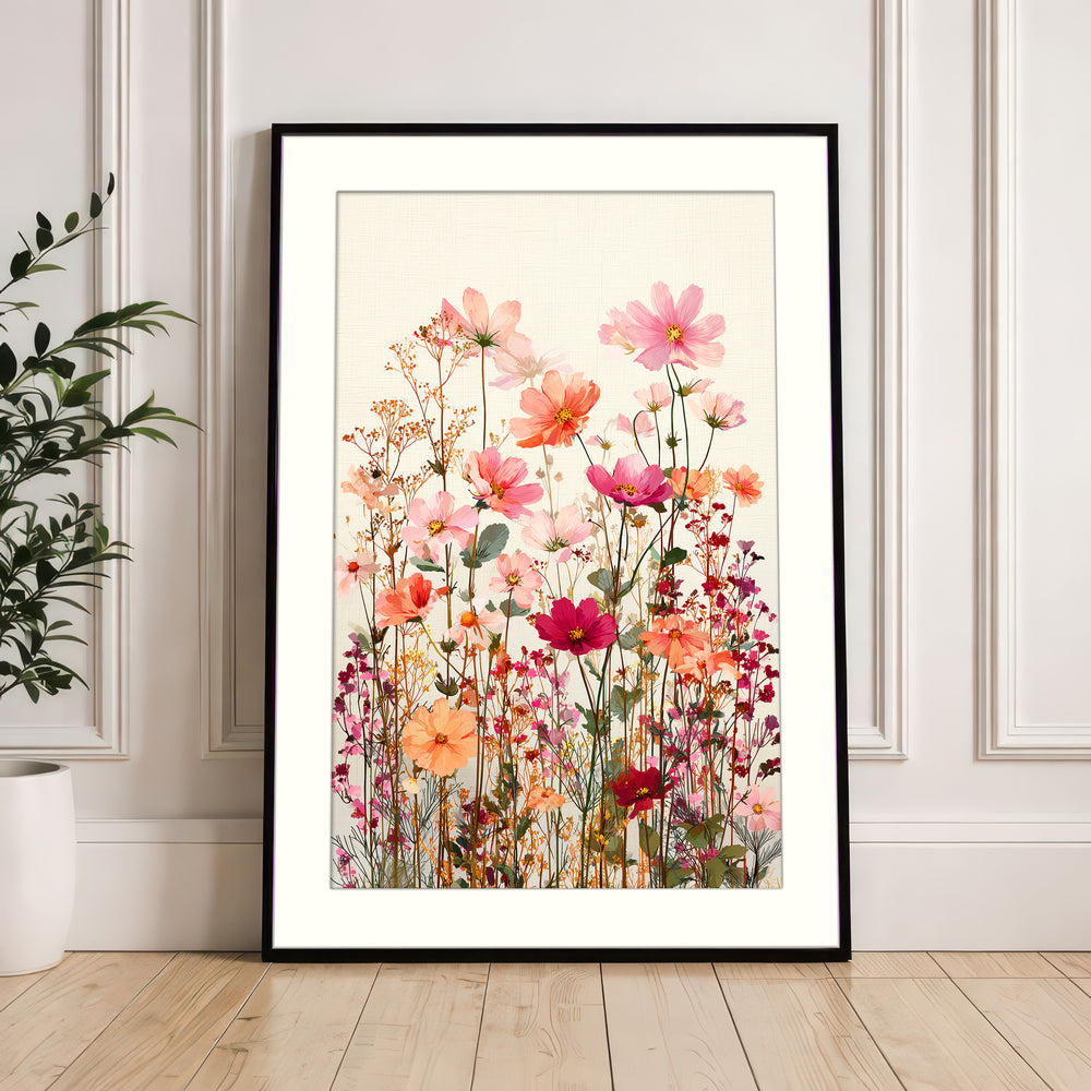 Pink Wildflower Art Print