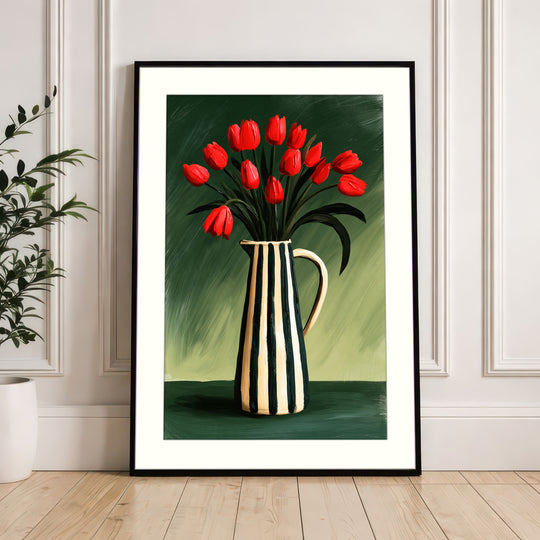 Red Tulips Art Print