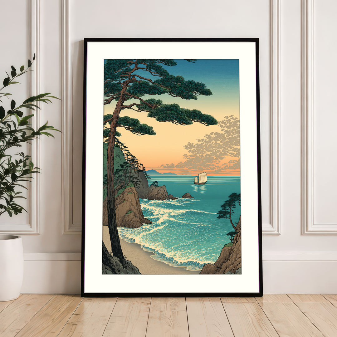 Sunset Coastal Pines