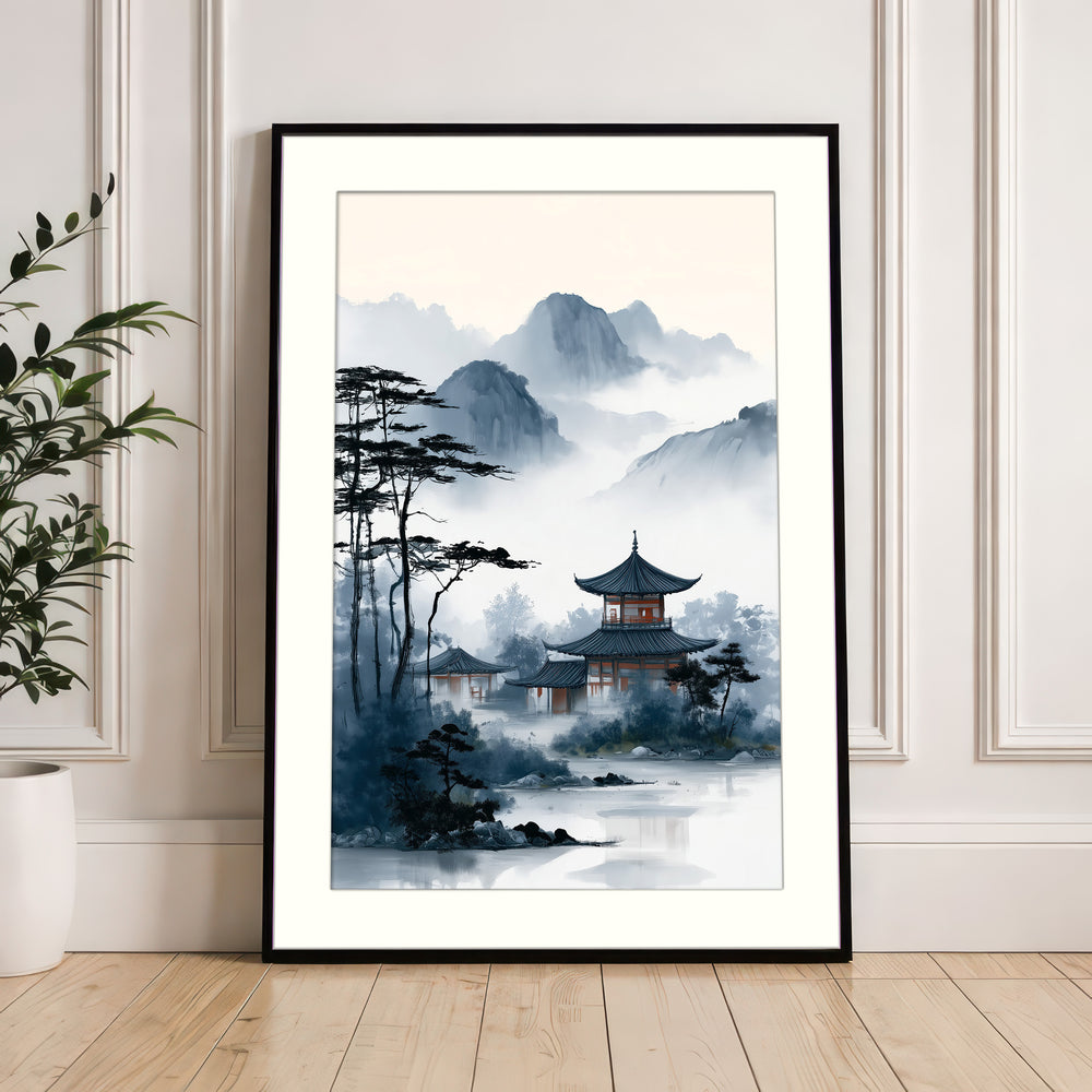 Misty Mountain Art Print