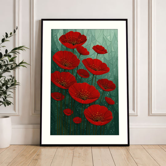 Japanese Poppy Wall Art
