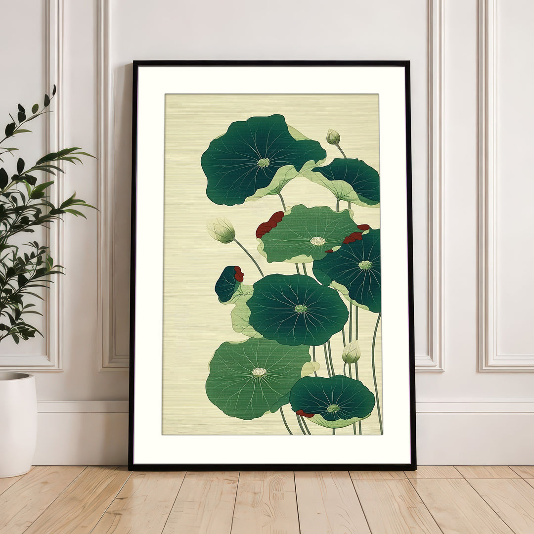 Lotus Leaf Art Print
