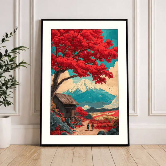 Japanese Autumn Landscape Print