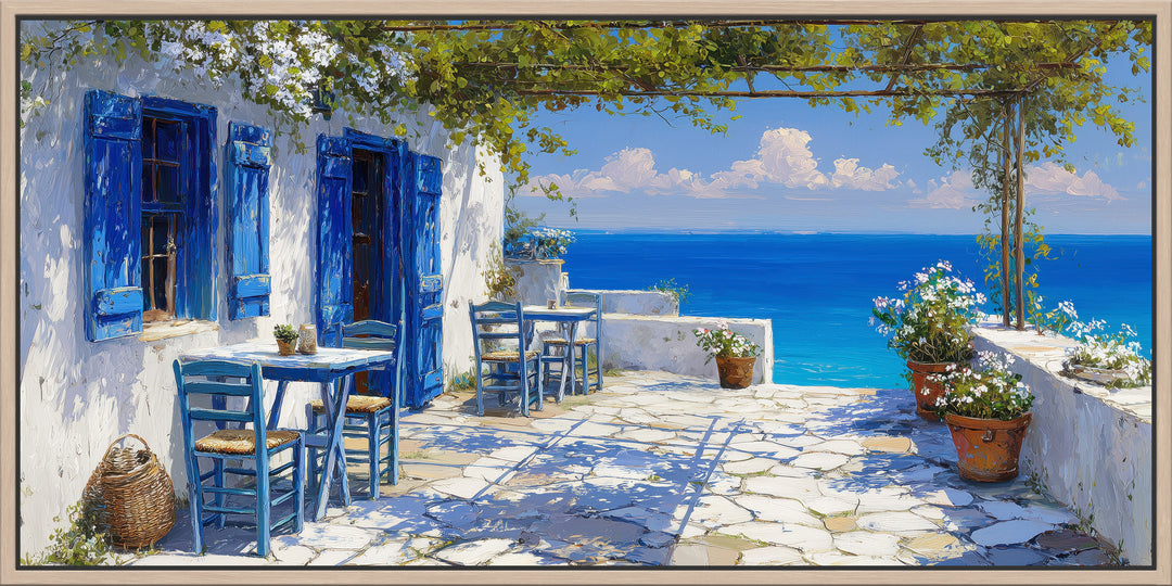 Mediterranean canvas print