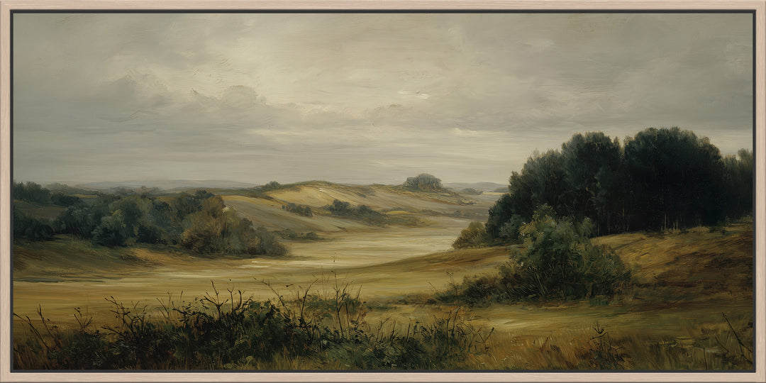 Large Rural Landscape Canvas Print