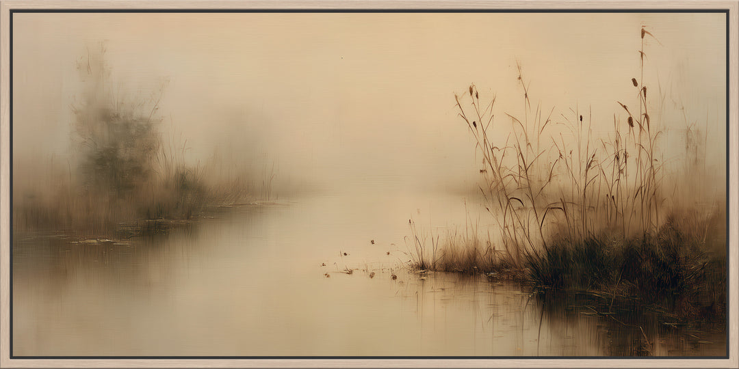 Misty Wetland Canvas Print