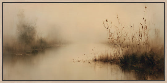 Misty Wetland Canvas Print