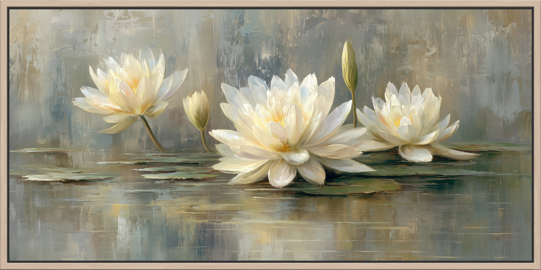 White Water Lily Canvas Print