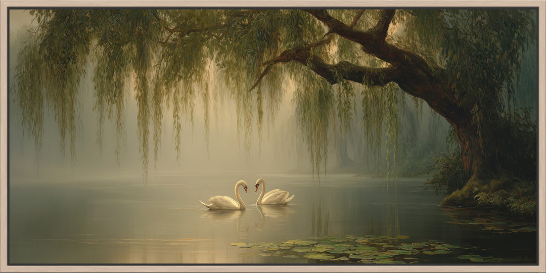 Swan Lake Canvas Print
