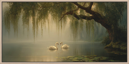 Swan Lake Canvas Print