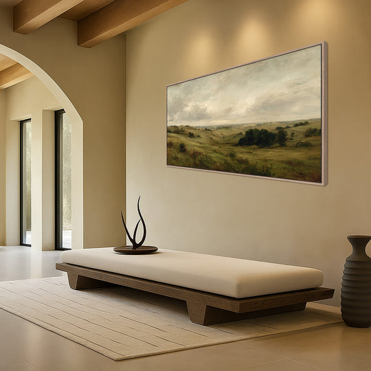 Large Open Countryside Canvas Print