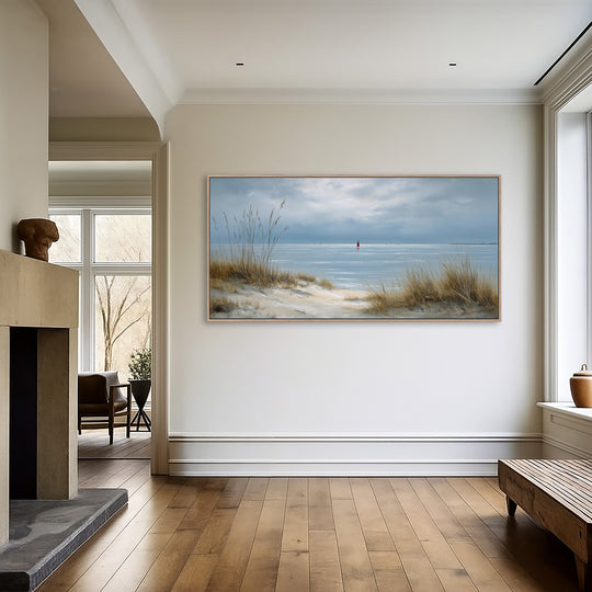 Large Coastal Lighthouse Canvas Print