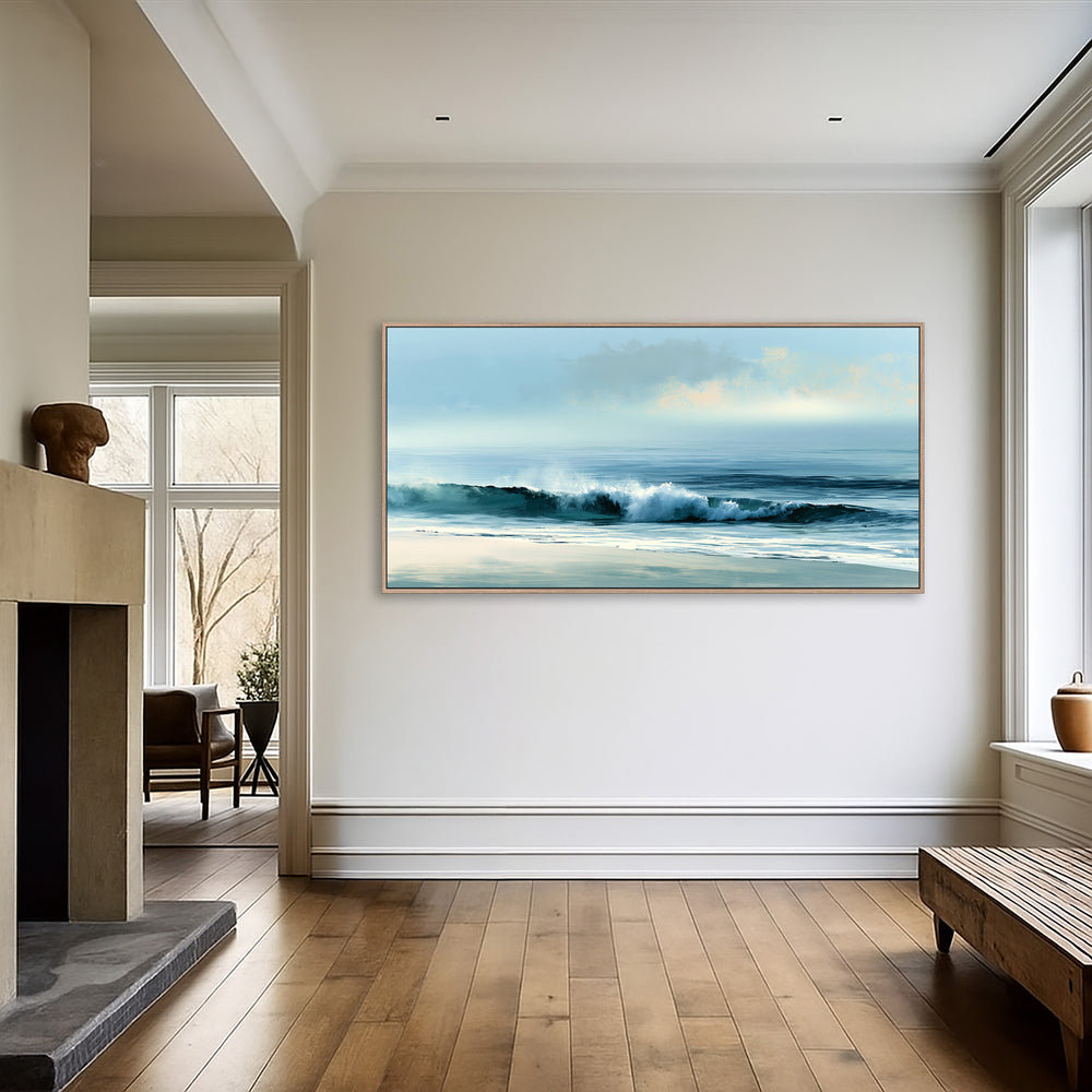 Large Ocean Wave Canvas Print