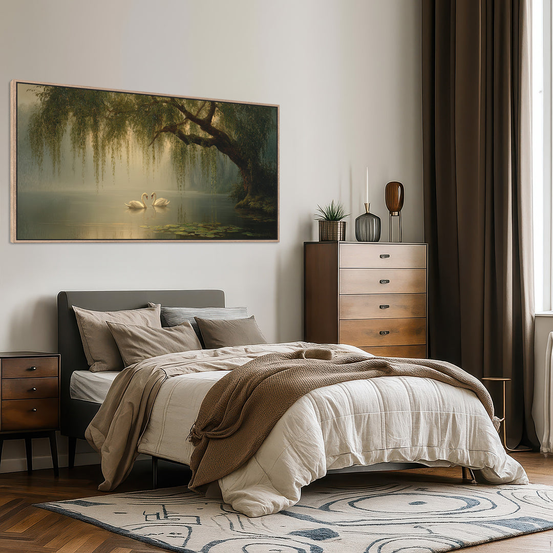 Swan Lake Canvas Print