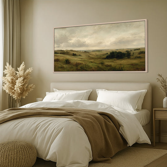 Large Open Countryside Canvas Print