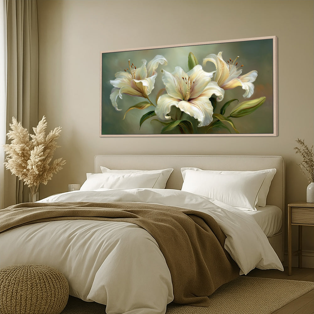 White Lily Canvas Print