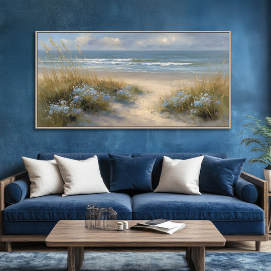 Coastal Beach Dune Canvas Print