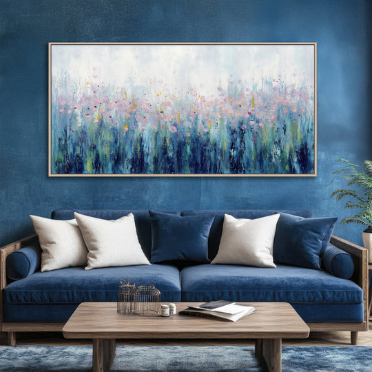 Abstract Meadow Canvas Print