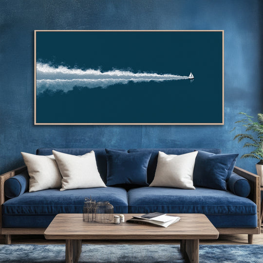 Sailboat Ocean Canvas Print
