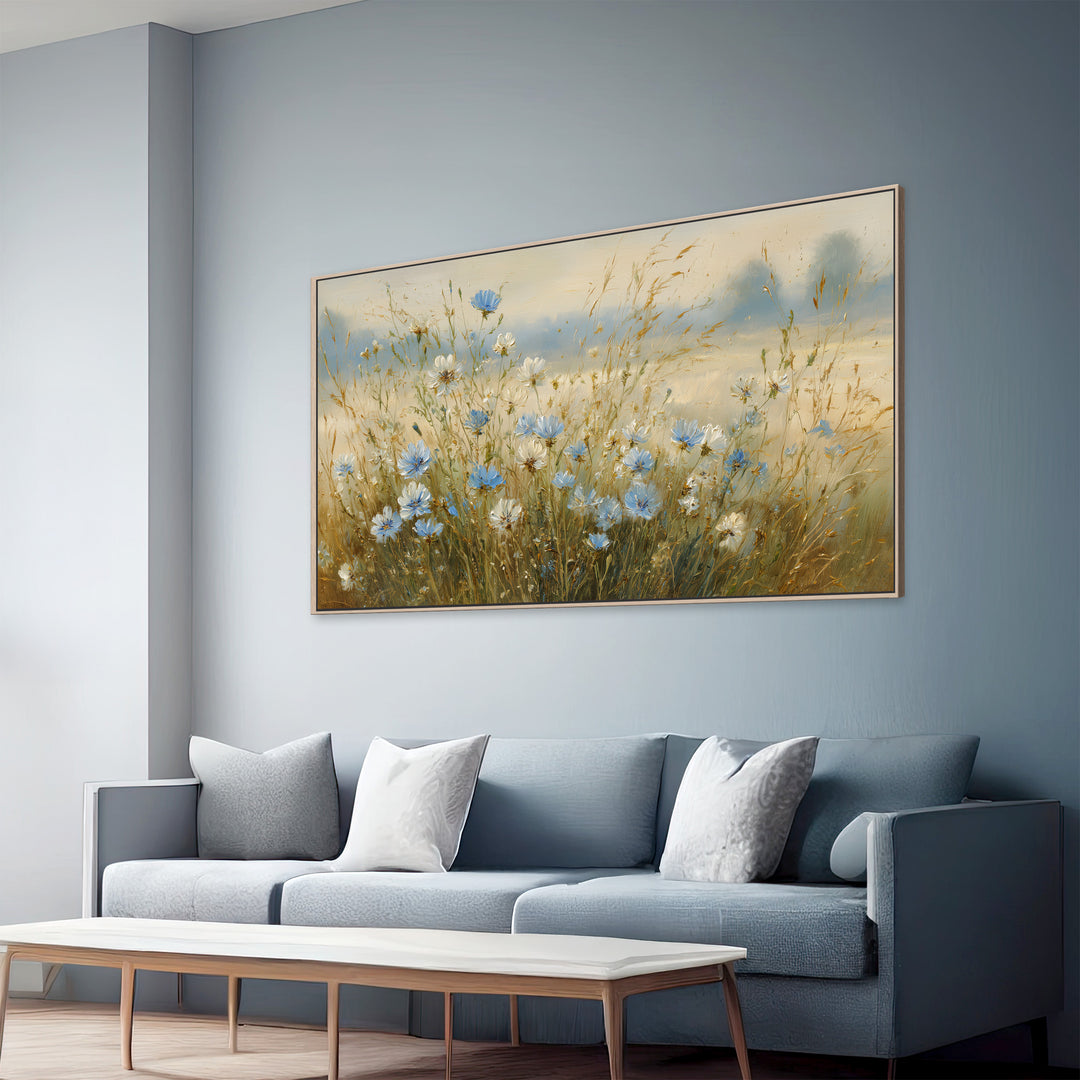 Soft Wildflower Canvas Print