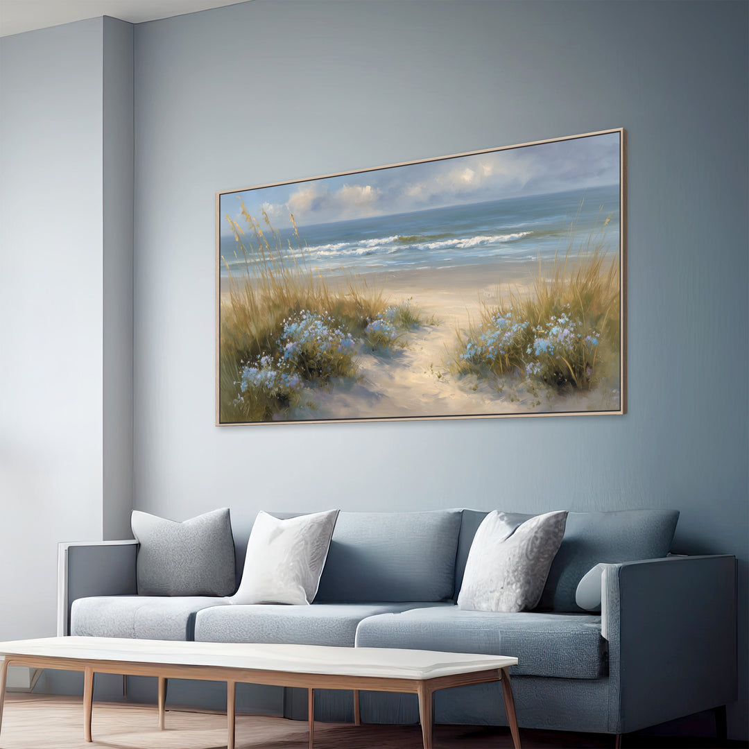 Coastal Beach Dune Canvas Print