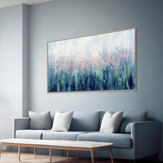 Abstract Meadow Canvas Print