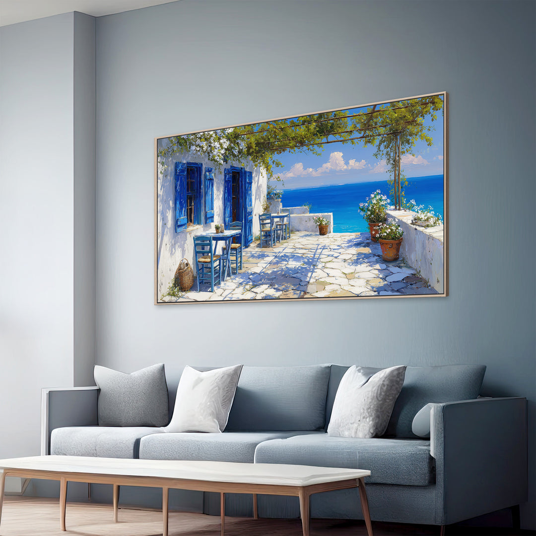 Mediterranean canvas print