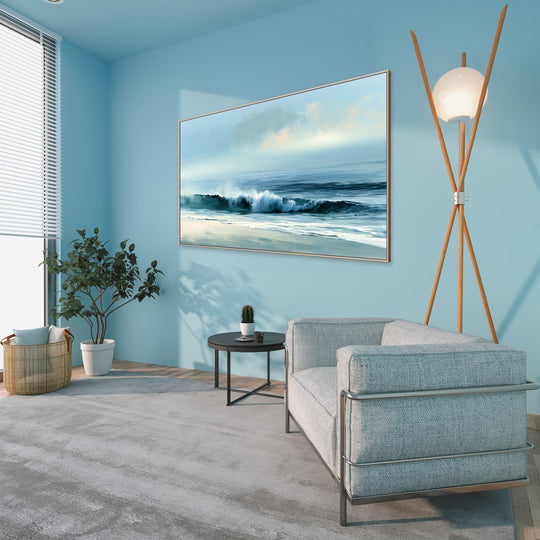 Large Ocean Wave Canvas Print