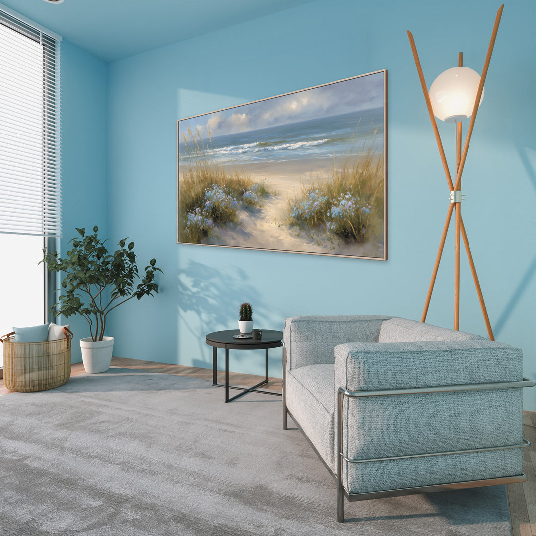 Coastal Beach Dune Canvas Print
