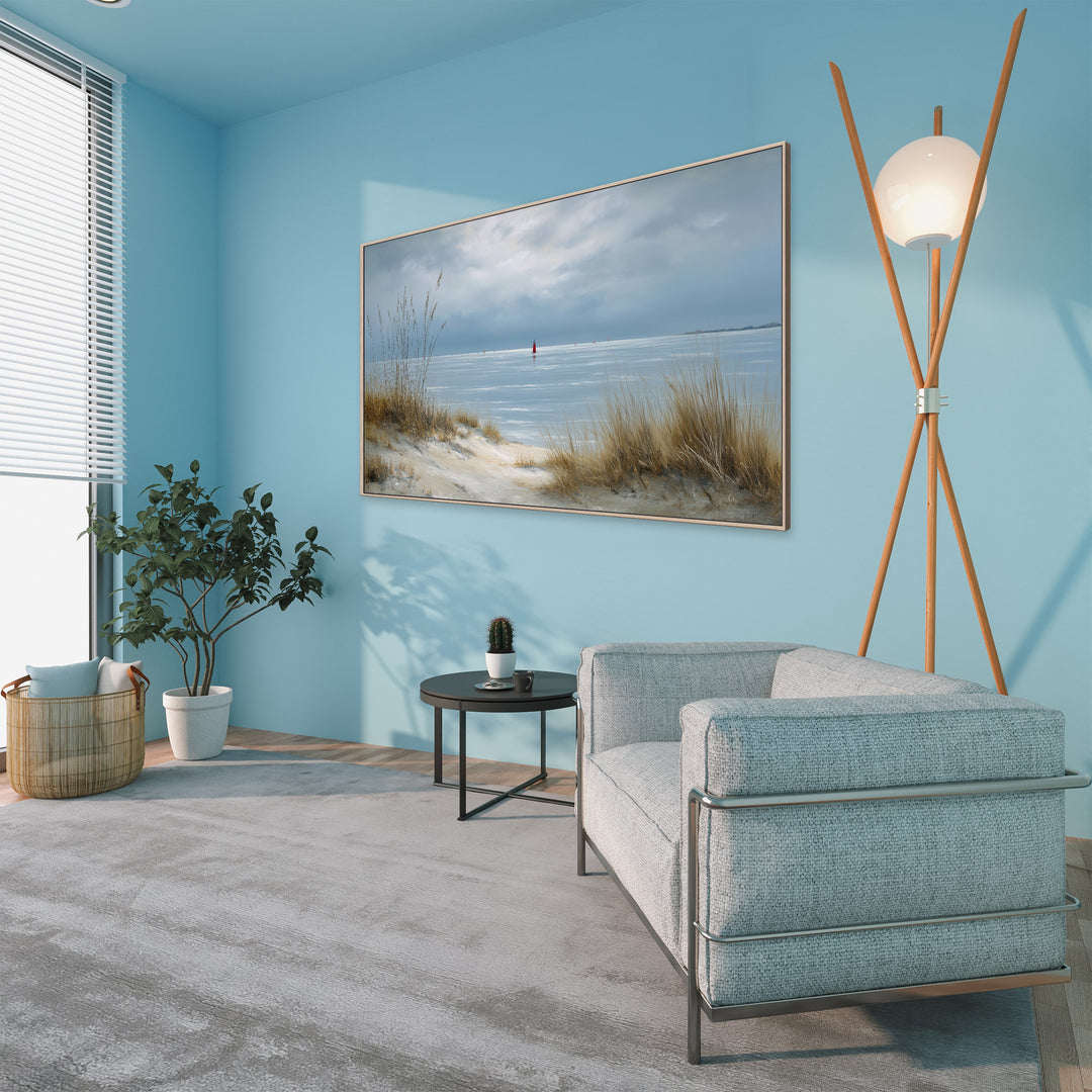 Large Coastal Lighthouse Canvas Print