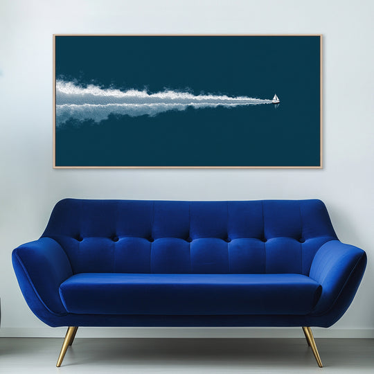 Sailboat Ocean Canvas Print