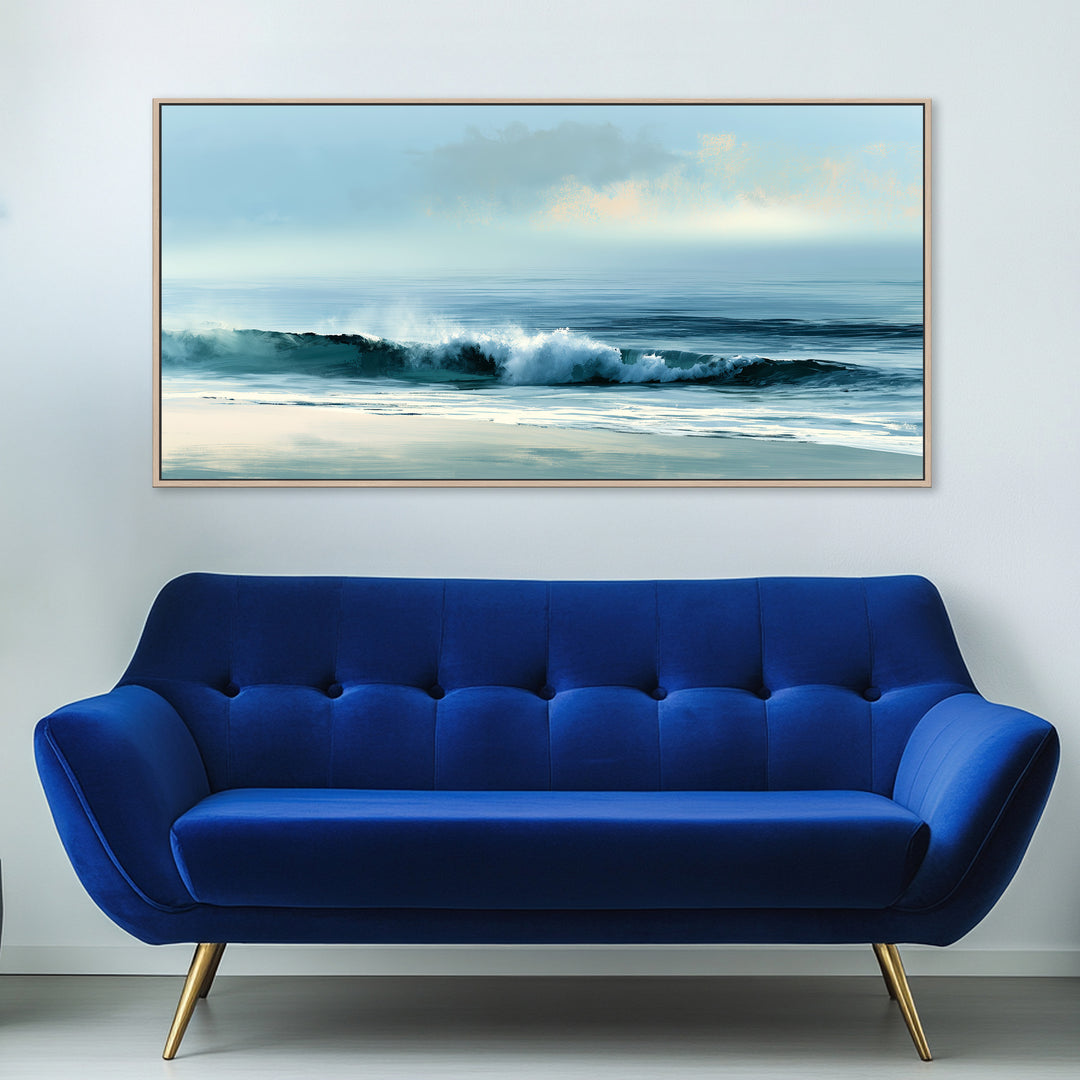 Large Ocean Wave Canvas Print