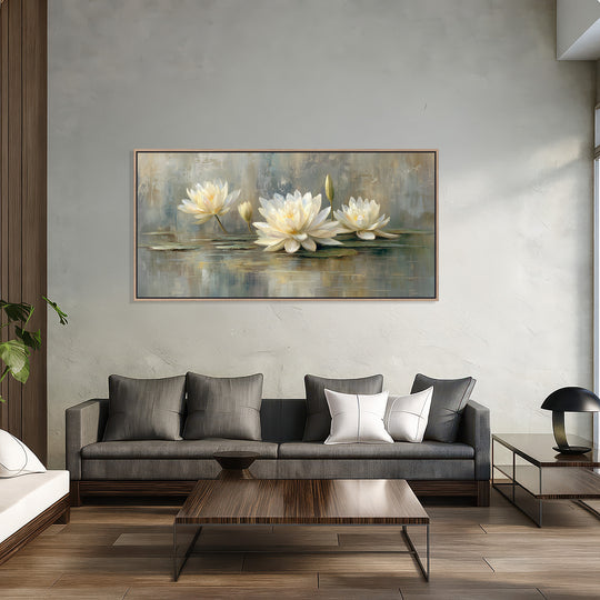 White Water Lily Canvas Print
