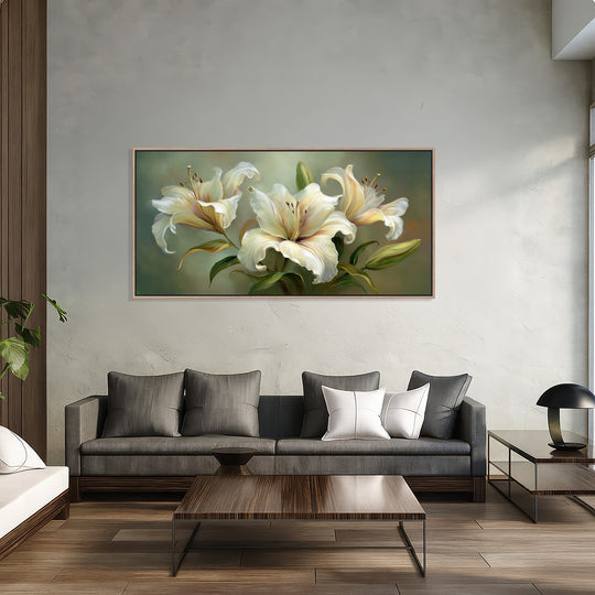 White Lily Canvas Print