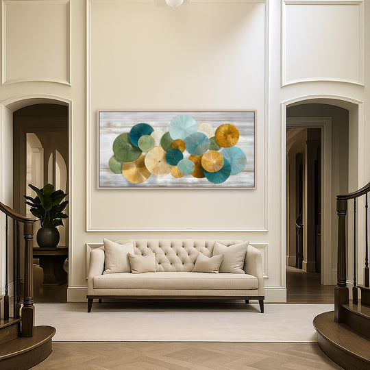Abstract Circles Canvas Print