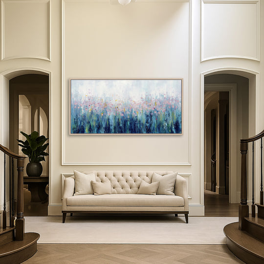 Abstract Meadow Canvas Print