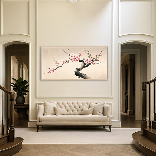 Pink Branch Wall Art