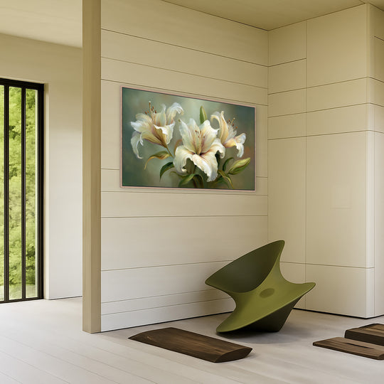 White Lily Canvas Print