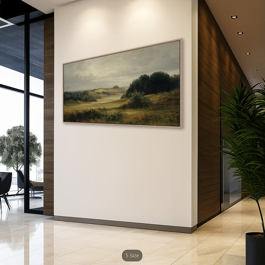Large Rural Landscape Canvas Print