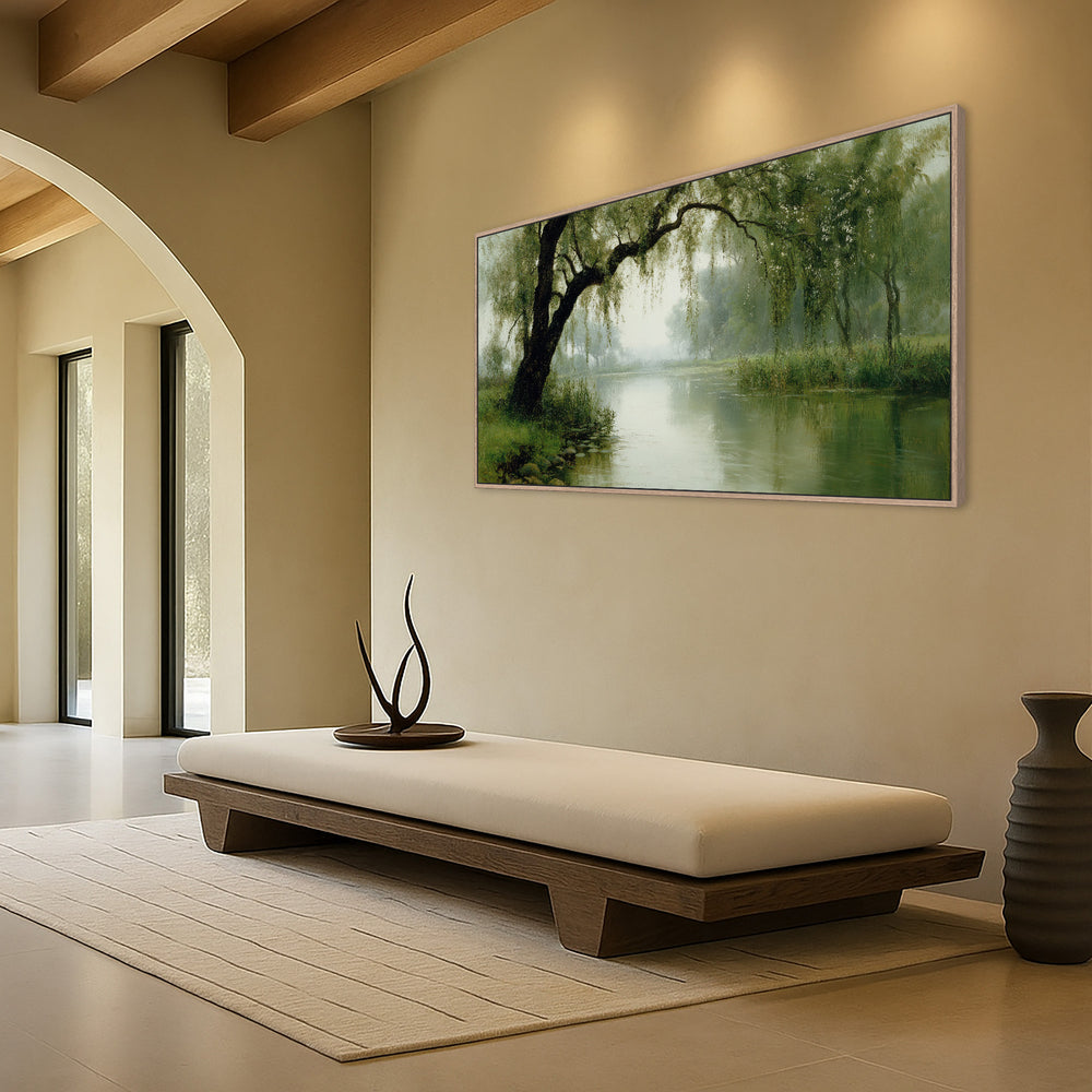 Woodland River Canvas Print