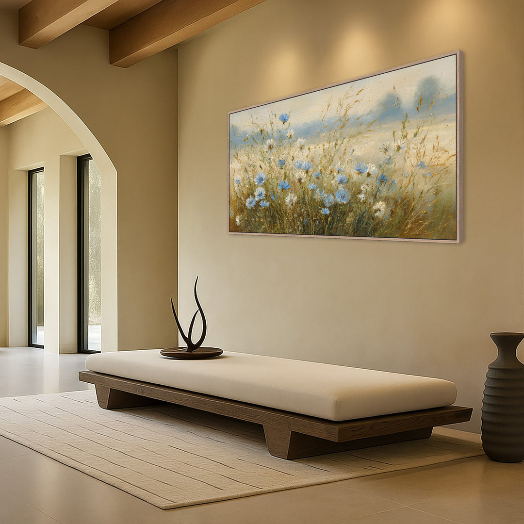Soft Wildflower Canvas Print