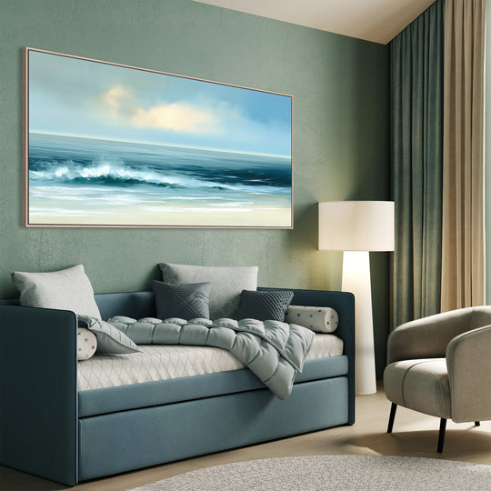 Large Calm Ocean Canvas Print