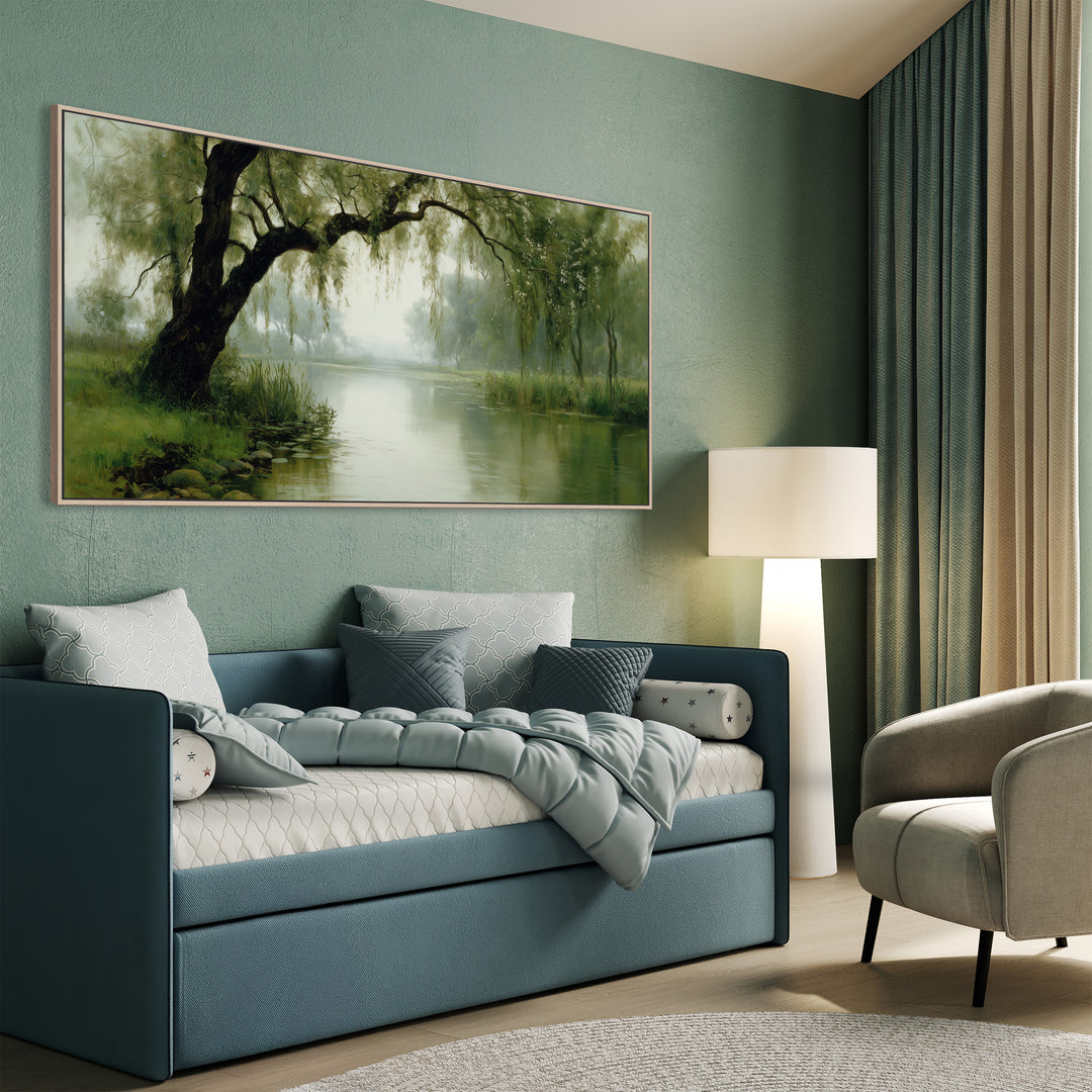 Woodland River Canvas Print