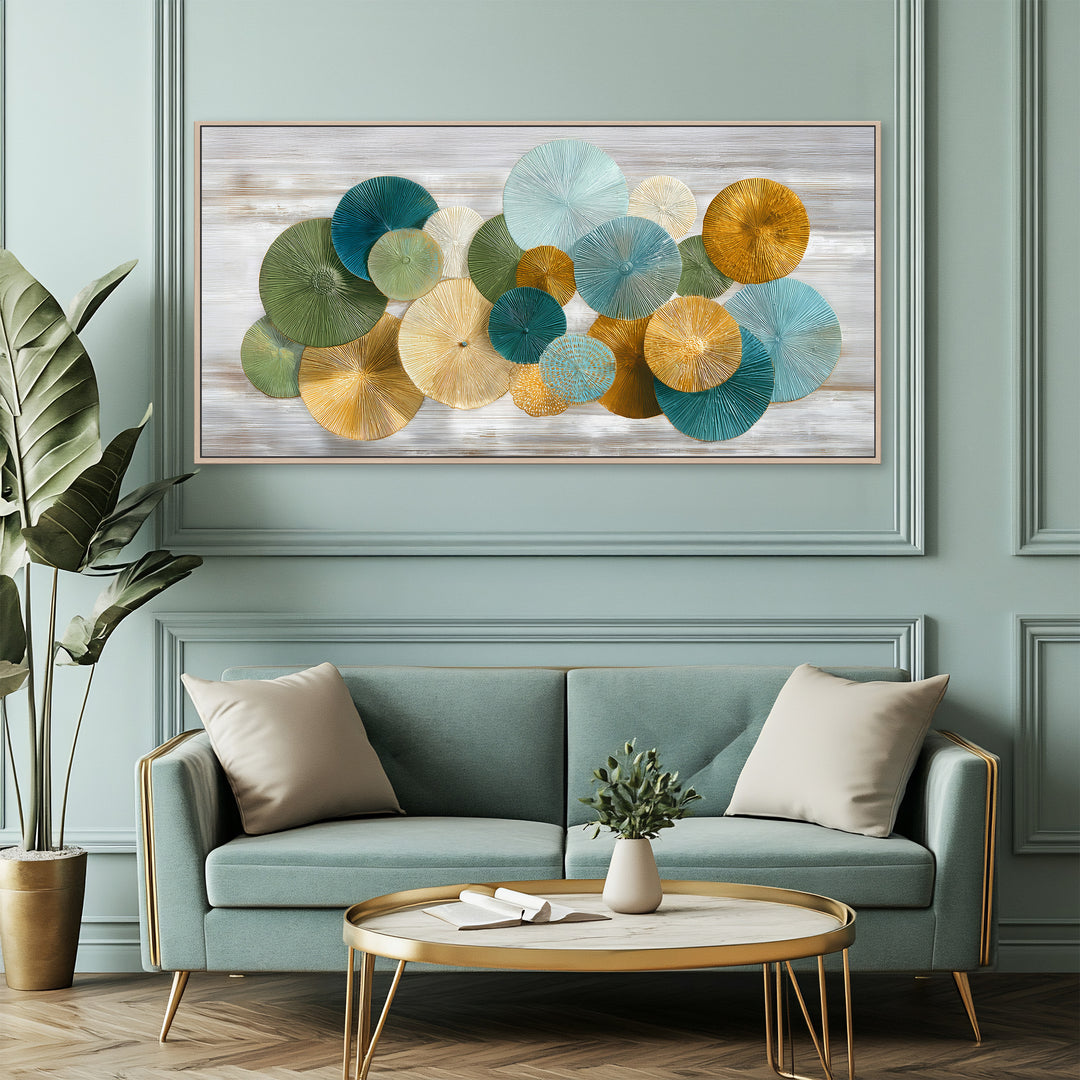 Abstract Circles Canvas Print