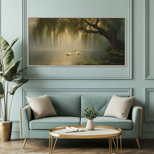 Swan Lake Canvas Print