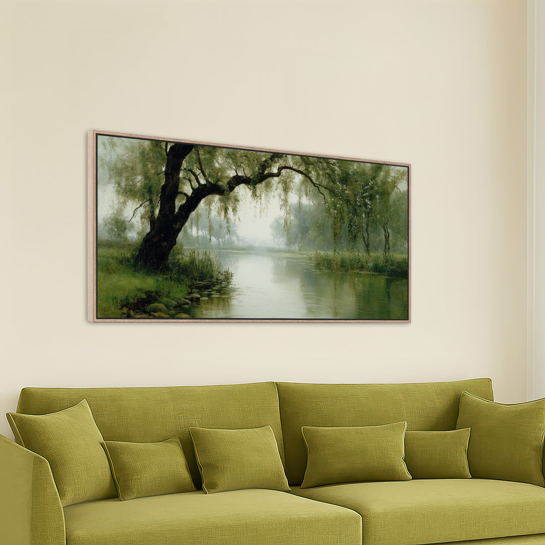 Woodland River Canvas Print