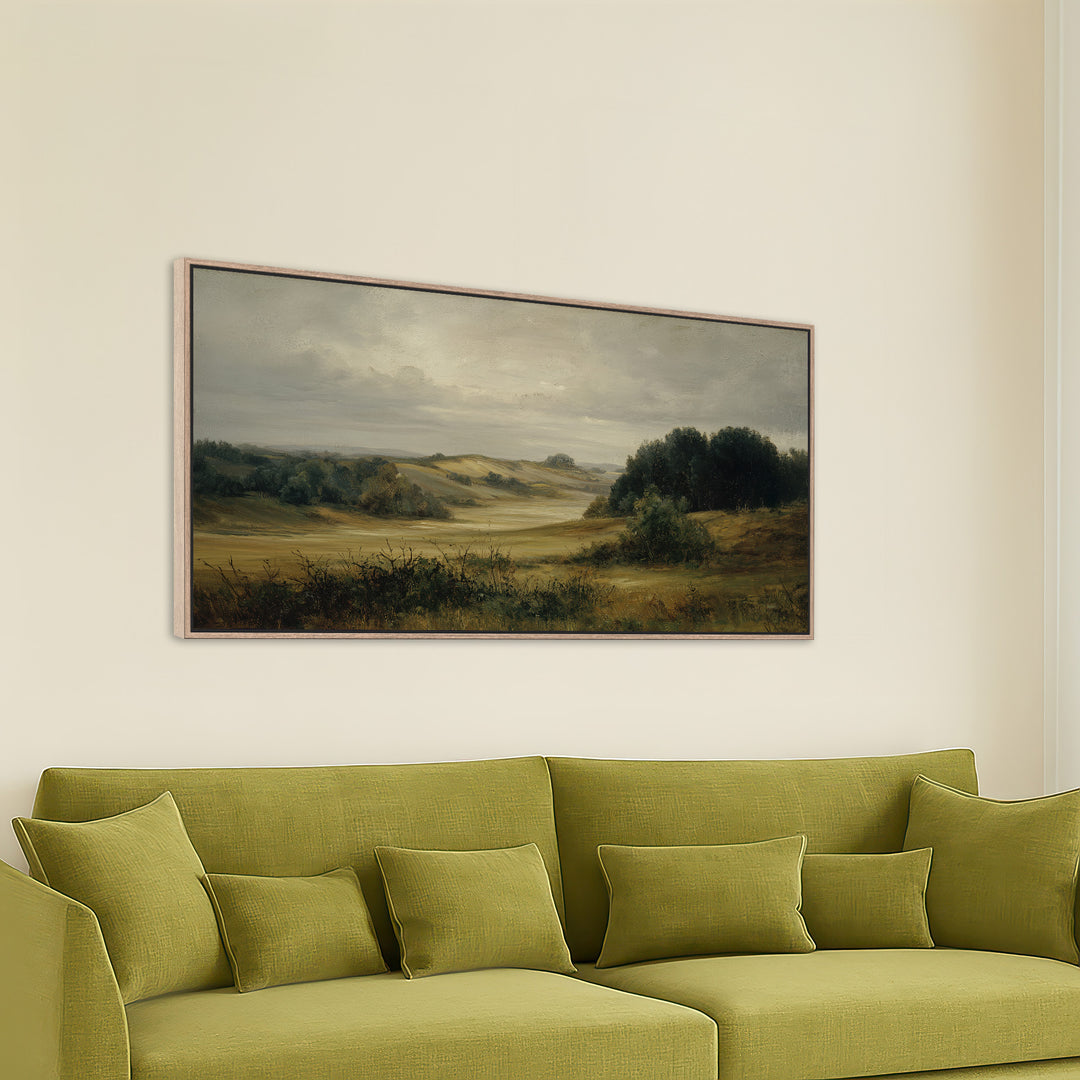 Large Rural Landscape Canvas Print